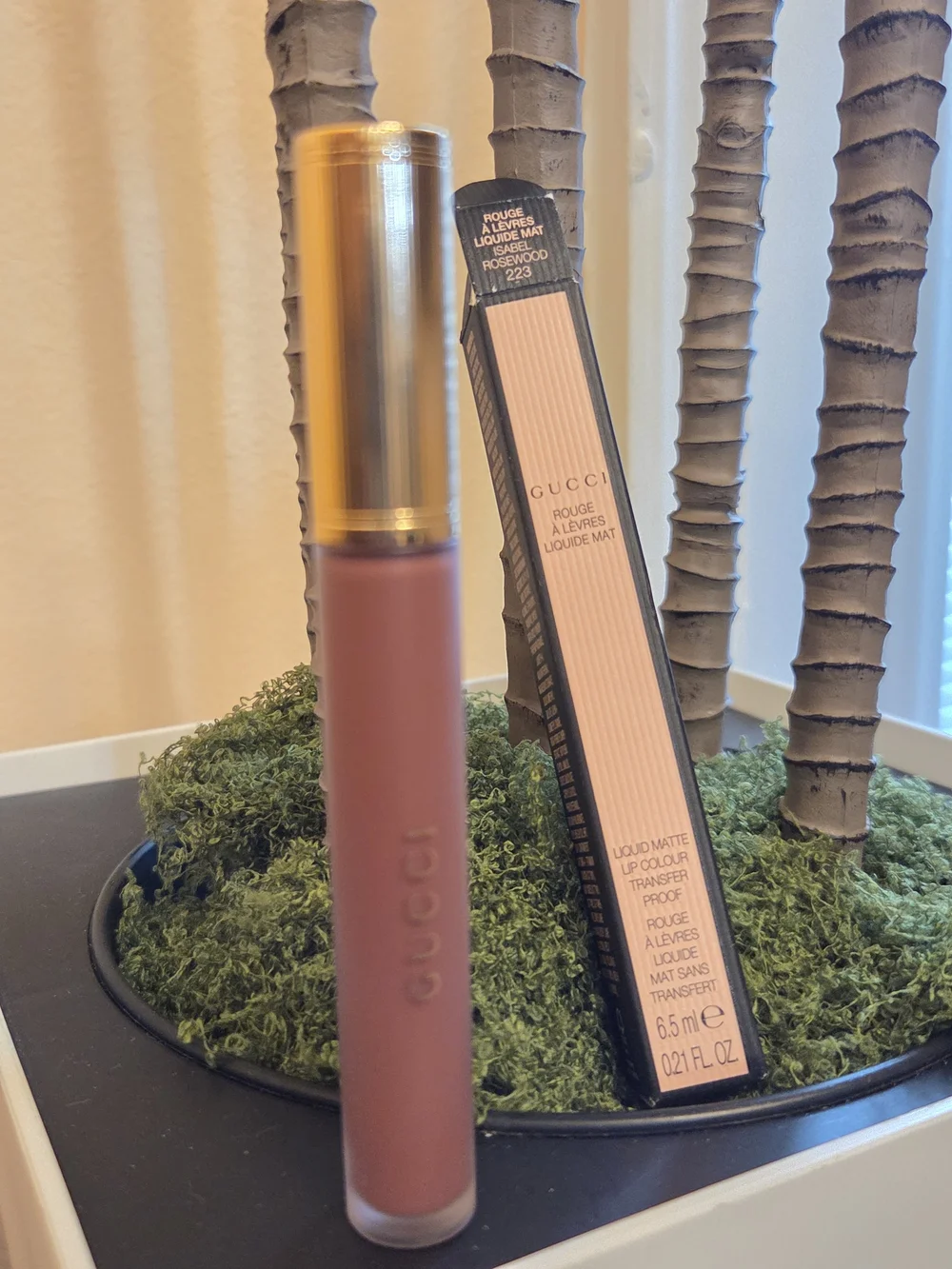 Gucci Rouge à Lèvres Liquid Matte Lipstick 223 Isabel Rosewood 6.5ml New